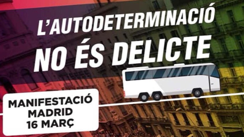 Ja hi ha més de 120 comarcans inscrits als busos de l'ANC per anar a la manifestació a Madrid