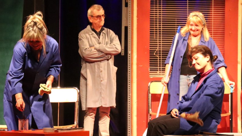 Primera obra de la IV Mostra de Teatre Amateur de Fila Zero de Montblanc