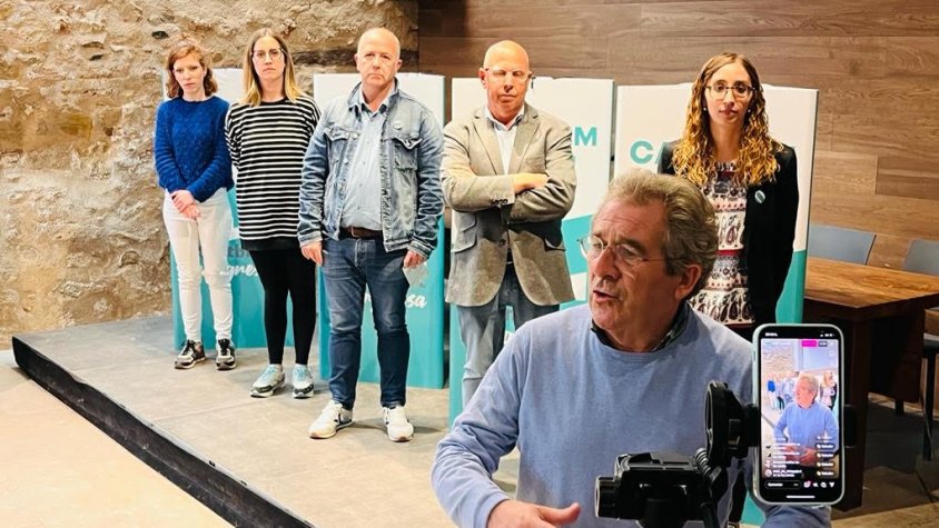 Puigdemont dona suport al Pep Andreu i al conjunt de Montblanc Progressa