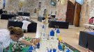 Tot preparat per a Brickània, el festival de Lego de Montblanc