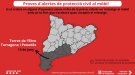 Demà es proven les alertes a mòbils de protecció civil a Tarragona, Terres de l’Ebre i Penedès
