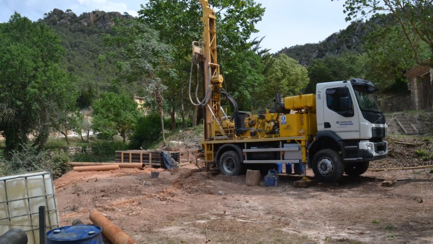 Aquesta setmana finalitzen les obres del nou pou d'abastament d'aigua a Prenafeta