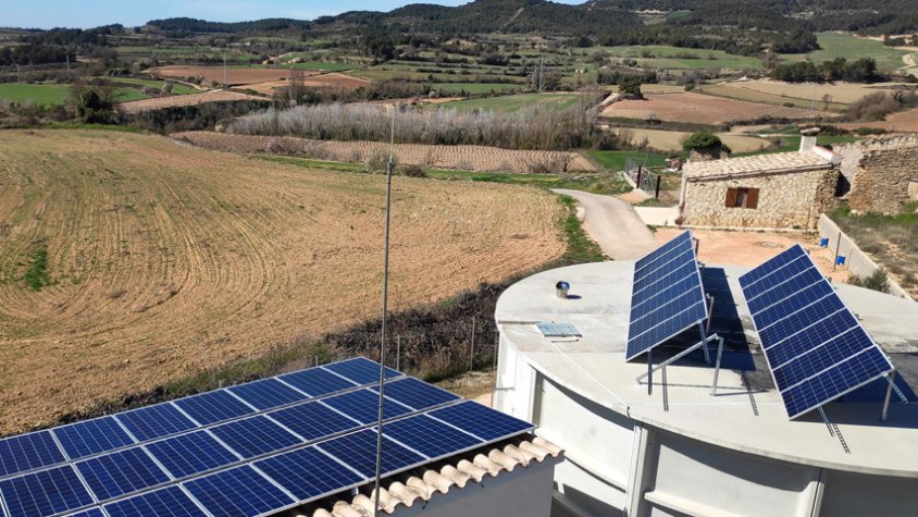 Finalitza la primera fase del parc fotovoltaic a Rocafort de Queralt