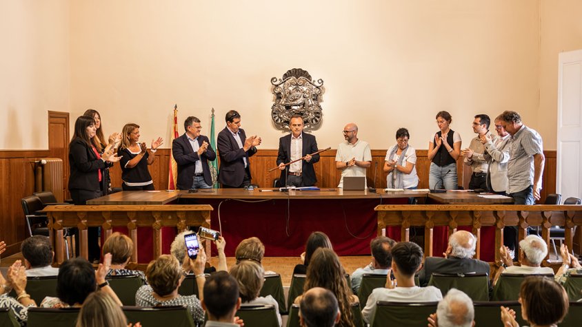 Constitució del nou ajuntament a Santa Coloma de Queralt, dissabte 17 de juny de 2023