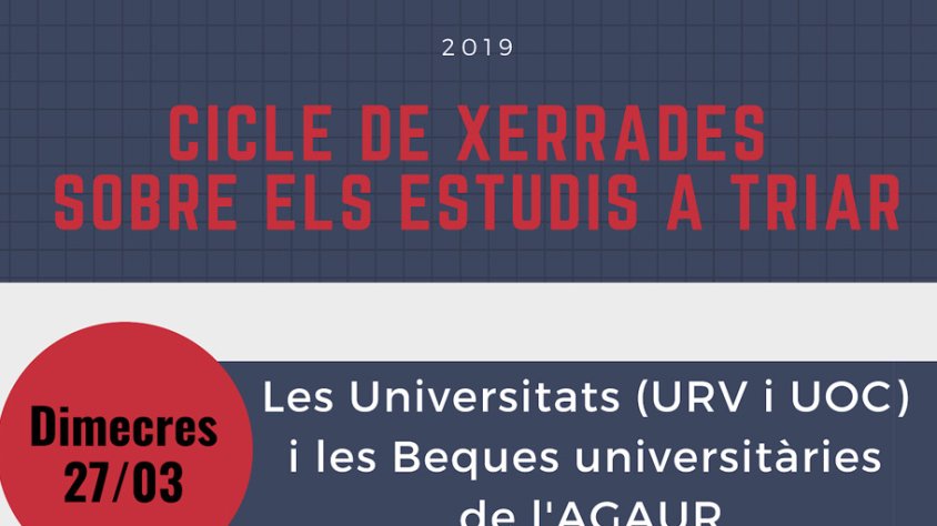 L'Oficina Jove organitza un cicle de xerrades sobre els estudis a triar