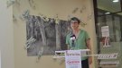 La Biblioteca Comarcal estrena una obra d'art sobre la Font de la Ceba de Montblanc