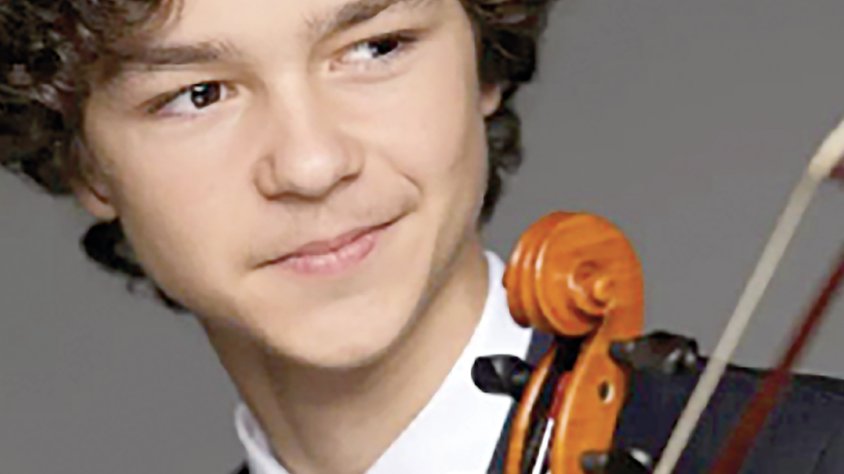 Concert de violí del montblanquí Sasha Amorós