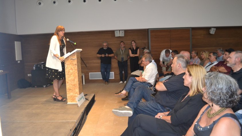 Campanya de Junts per Catalunya al claustre de Sant Francesc