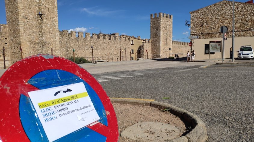 Comencen les obres de l'aparcament de la Muralla de Sant Jordi de Montblanc