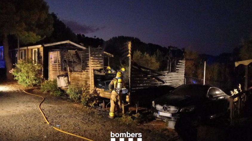 Mor una nena de 8 anys en l'incendi d'un bungalou en un càmping de Montblanc