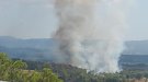 Onze dotacions de Bombers treballen en un incendi a Solivella que hauria afectat, de moment, una hectàrea