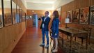 Visita institucional de Joan Canela com a president del Consell Comarcal a Poblet