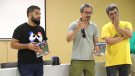 Amadeu Carbó i Xavier Iborra expliquen els correfocs i el fet de deixar el xumet en un conte