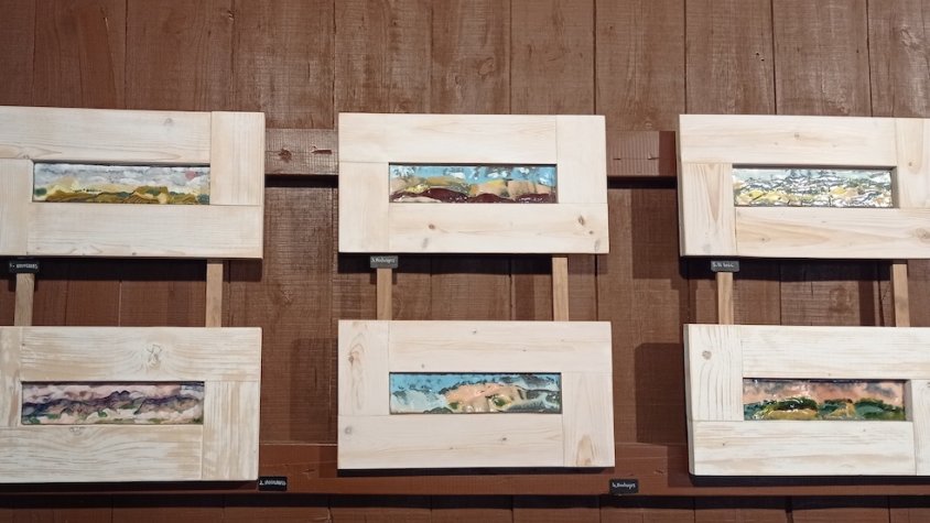 Isabel Boltà exposa l’obra ‘Terres  treballades’ al Celler Mas Foraster