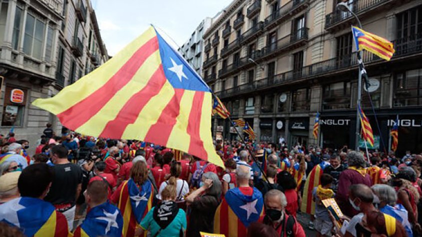 Imatge d'una diada anterior a Barcelona