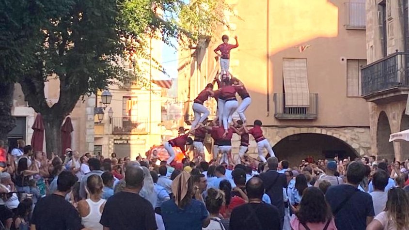 Imatge de l'actuació dels Torraires per la Festa Major de Montblanc