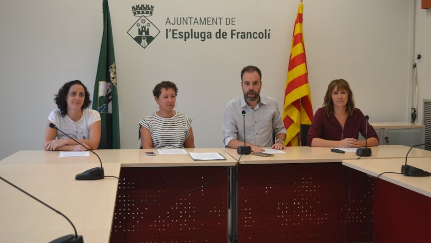 Avui, dimarts 3 d'octubre s'ha presentat el nou cartipàs municipal de l'Espluga de Francolí