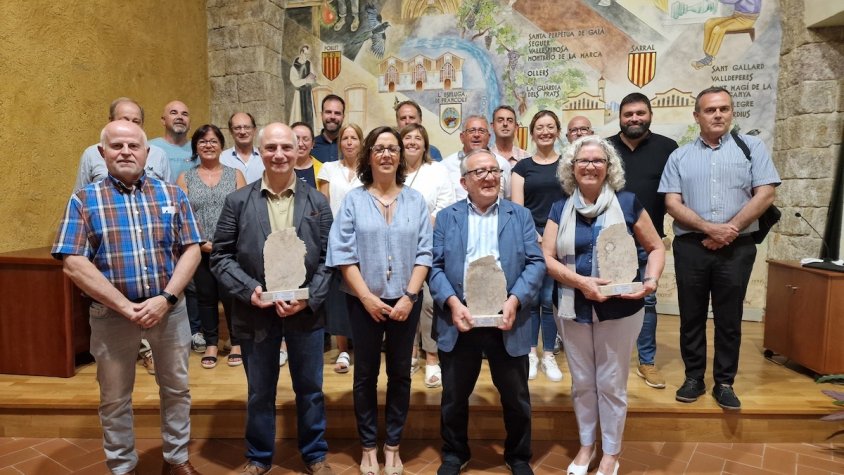 Entrega dels premis d'honor 2022 de la mà de la presidenta Carme Pallàs i altres consellers i conselleres