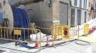 Treballs de construcció d’una xarxa urbana de fibra òptica a Santa Coloma