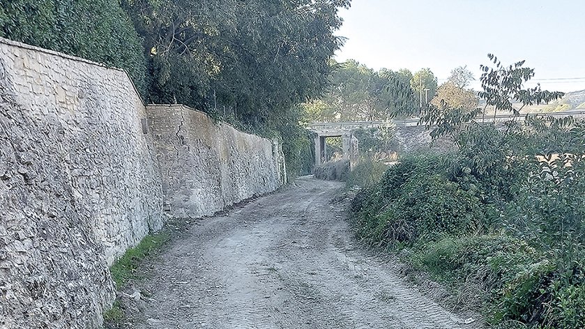 Imatge del camí ral de Cervera