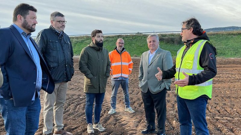 Visita d'obres el passat divendres