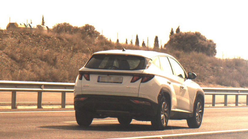 Un dels dos vehicles caçats pels Mossos