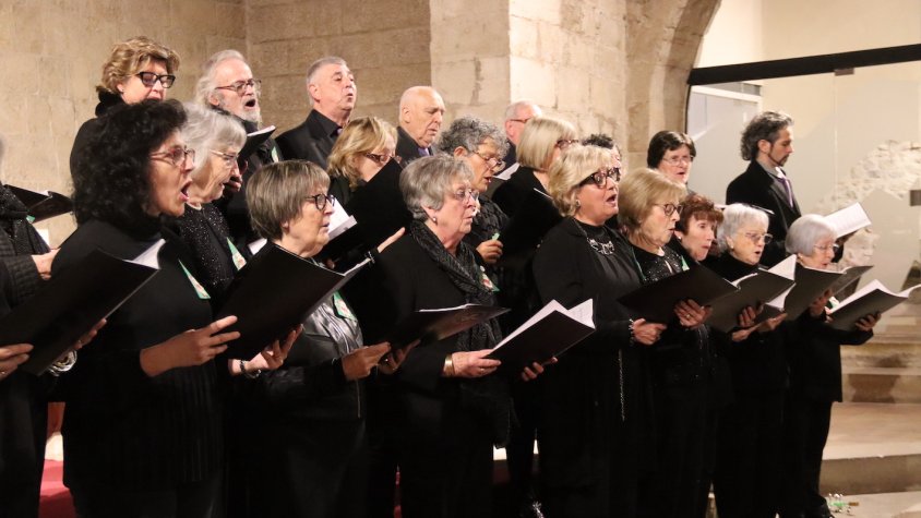 La Coral Flor de Lis de Montblanc fa gaudir el públic amb el concert de Nadal