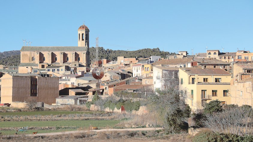 Imatge general del poble de Blancafort