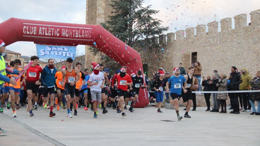 Montblanc es bolca en la 16a edició de la Sant Silvestre