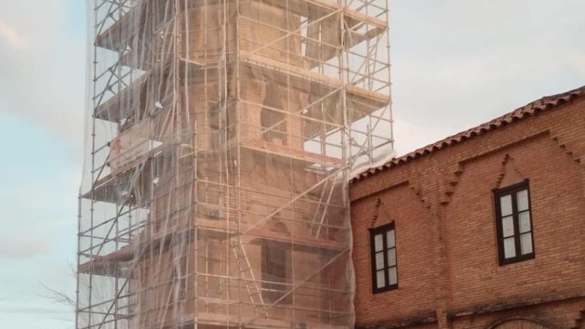 Restauració del dipòsit de l'aigua del celler Cooperatiu Agrícola de Barberà