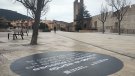 S'instal·la a Montblanc un vinil dins la campanya per prevenir els suïcidis