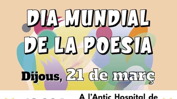 Acció poètica a l'Espluga per celebrar el Dia Mundial de la Poesia