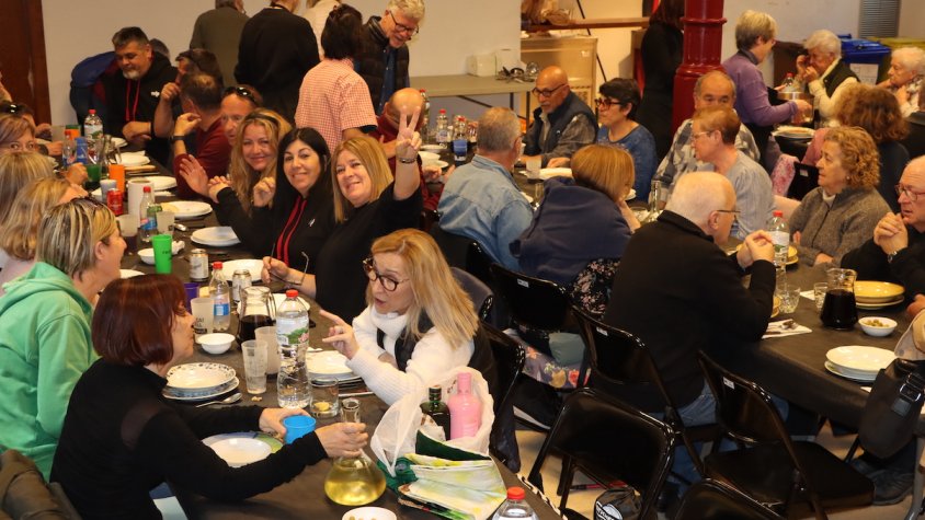 Dinar de la matança del porc a Conesa