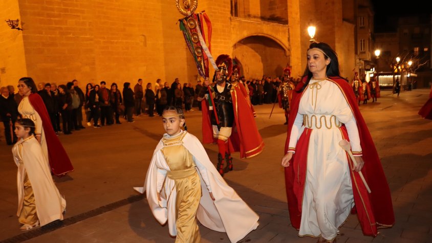 Processó del Sant Enterrament a l'Espluga de Francolí organitzada per primera vegada per la Unitat Pastoral
