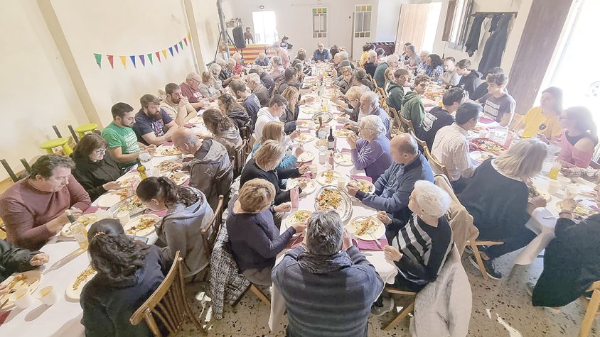 Imatge de l'àpat de germanor