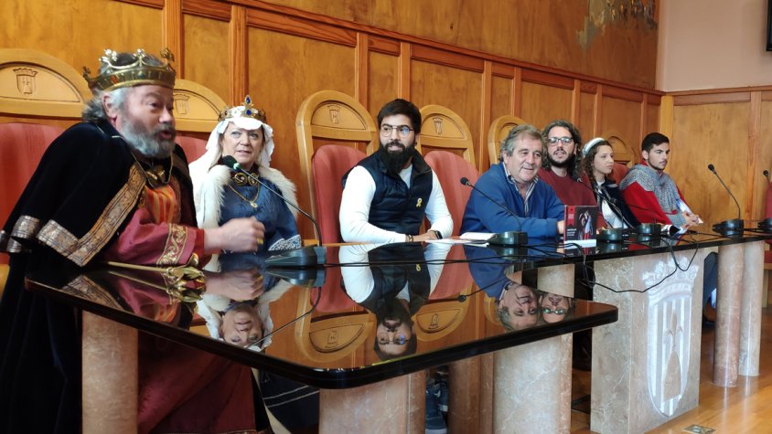 Presentació de la 32a Setmana Medieval de Sant Jordi, aquest dilluns 15 d'abril a l'Ajuntament de Montblanc