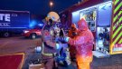 Una fuita d'àcid clorhídric d'un camió a l'àrea de servei de Montblanc provoca un ensurt