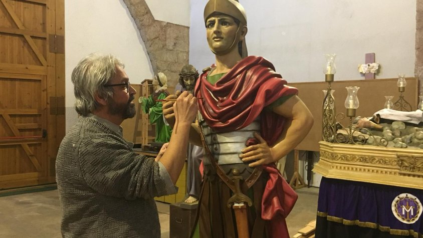 Restauració de les imatges del Misteri de  “La Verònica” de la Congregació de la Sang