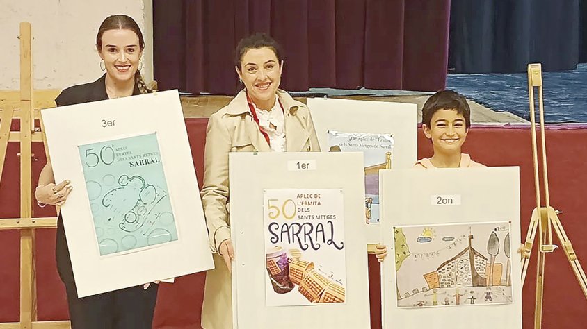 Finalistes del concurs de cartells de l'Aplec que s'ha organitzat enguany amb motiu del 50è aniversari d'aquesta celebració