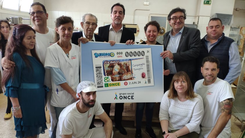 Els ‘Carquinyolis’, protagonistes de 5,5 milions de cupons de l’ONCE