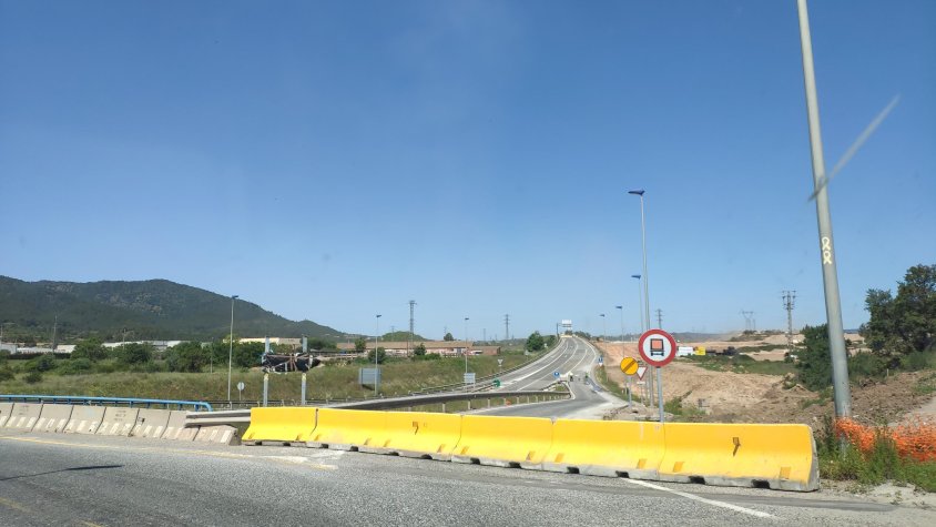 Trànsit anuncia mesures especials de circulació per les obres de l'N-240 
