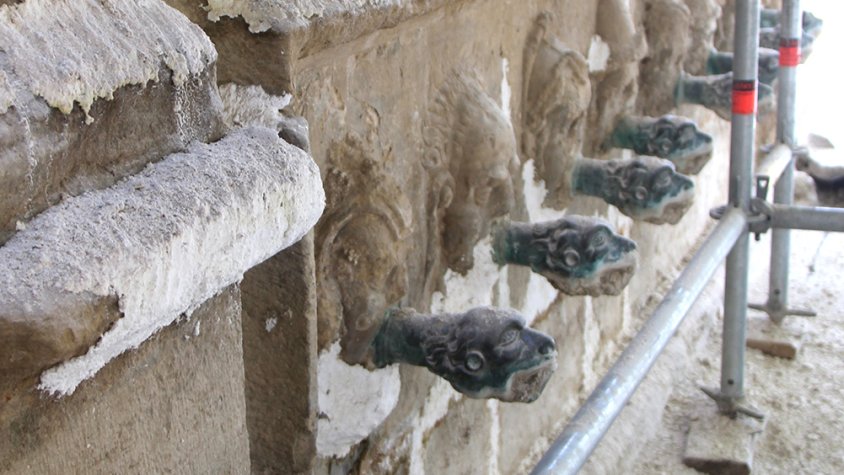Santa Coloma treballa en la rehabilitació de les fonts de les Canelles