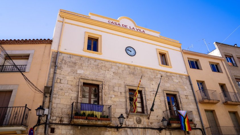 Façana de l'Ajuntament de l'Espluga de Francolí