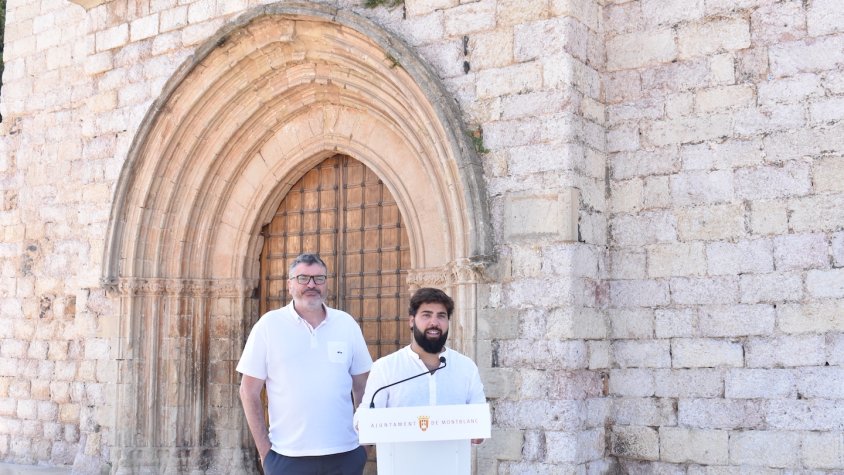 Roda de premsa a Sant Francesc