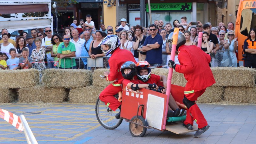 Cursa d'andròmines a l'Espluga de Francolí en la celebració del Faistiu 2024