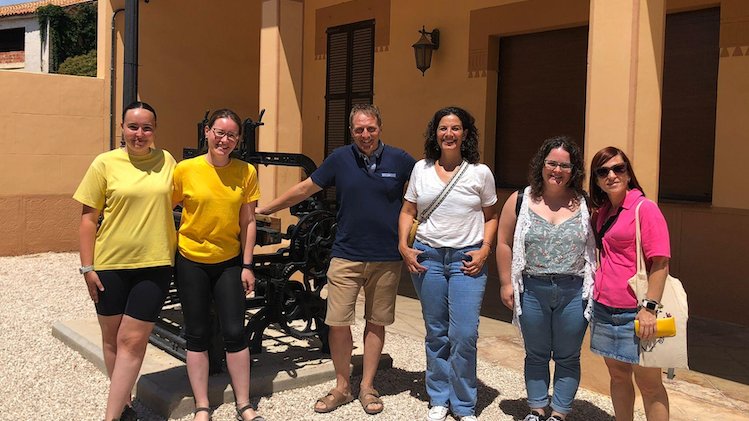 Visita al casal d'estiu del Pla de Santa Maria