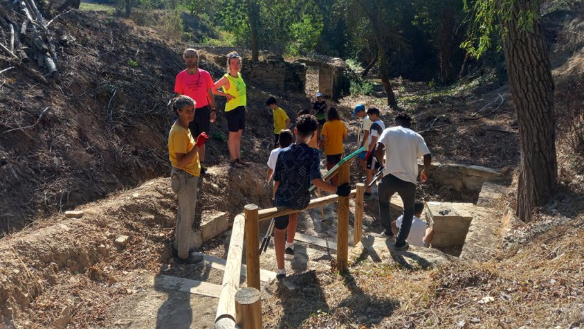 Activitat realitzada en aquest casal d'estiu per a joves a Santa Coloma de Queralt