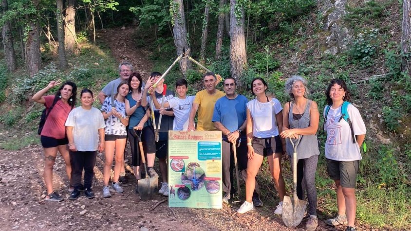Grup de voluntàris de la Cooperativa El Reboll