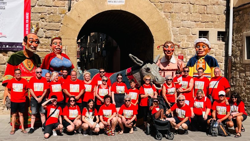 Colla de la Mulassa de Montblanc a la ciutat de Solsona