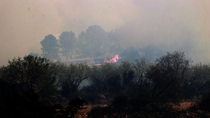 Estabilitzat l'incendi de Ciutadilla, que ha afectat més de 200 hectàrees